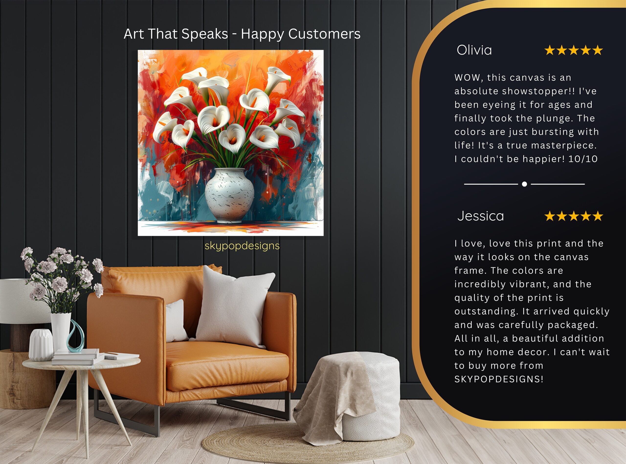 8.jpg Calla Lily Vase Art