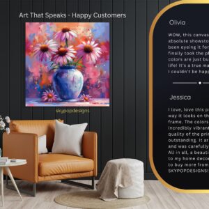 Echinacea Flower Art