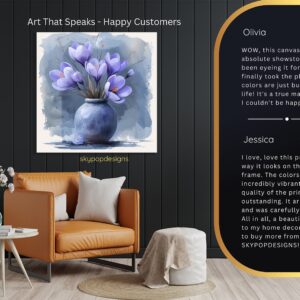 Crocus Vase Art