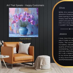 Crocus Vase Art