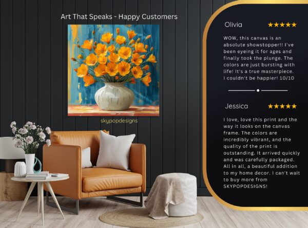 Marigold Bouquet Art