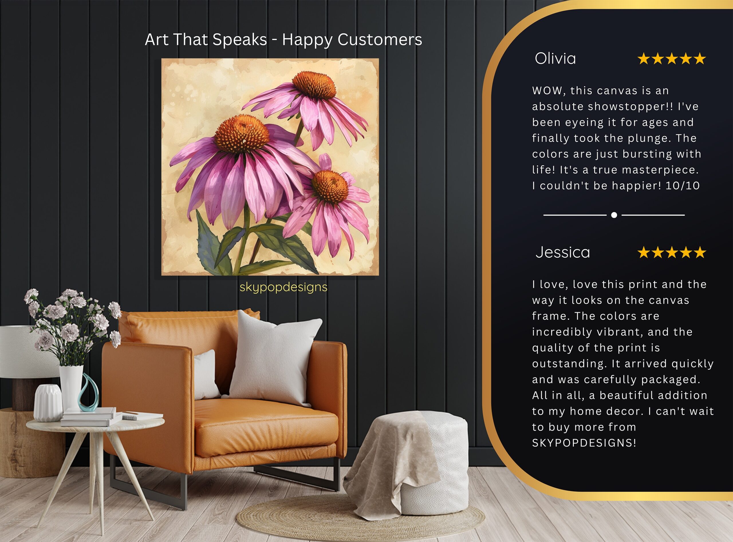 8.jpg Coneflower Art