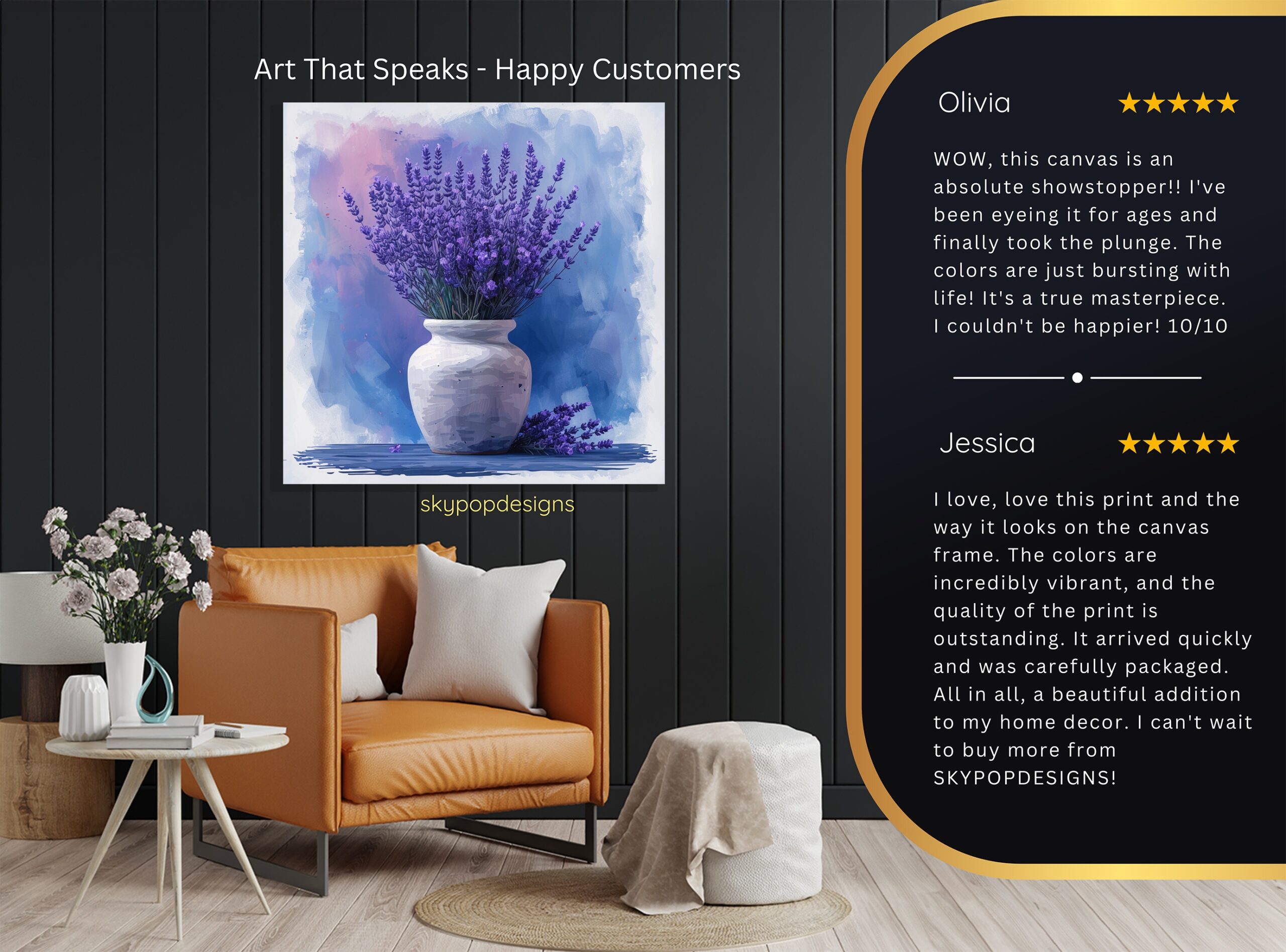 8.jpg Lavender Fields Vase Art