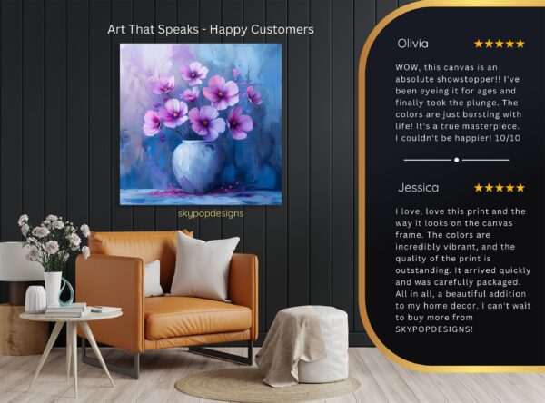 Cosmos Blooms Art