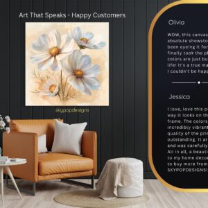 Cosmos Flower Art
