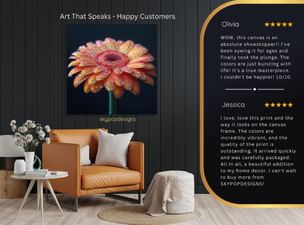 Gerbera Daisy Art