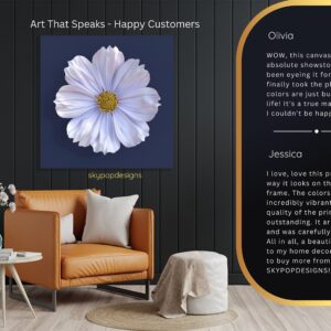 Cosmos Flower Art