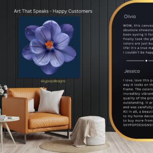 Crocus Bloom Art