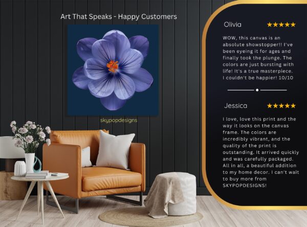 Crocus Bloom Art