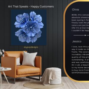 Delphinium Art