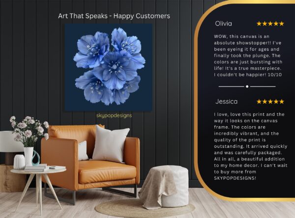Delphinium Art