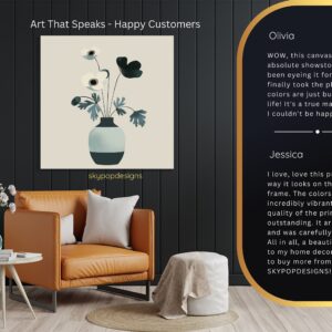 Anemone Vase Art