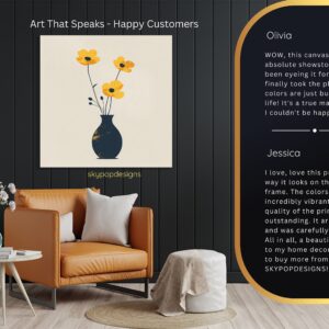 Yellow Poppy Art