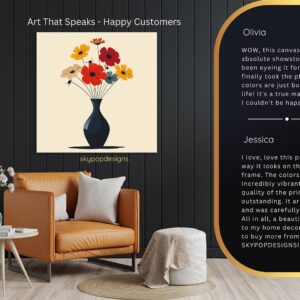 Colorful Bouquet Vase Art