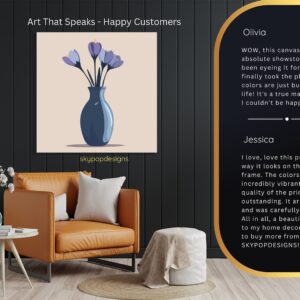 Crocus Vase Art