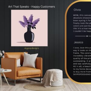 Lilac Bouquet Art