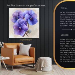 Pansy Blooms Art