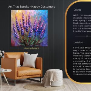 Lavender Field Art