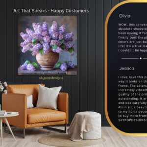 Lilac Bouquet Art