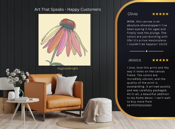 Coneflower Art