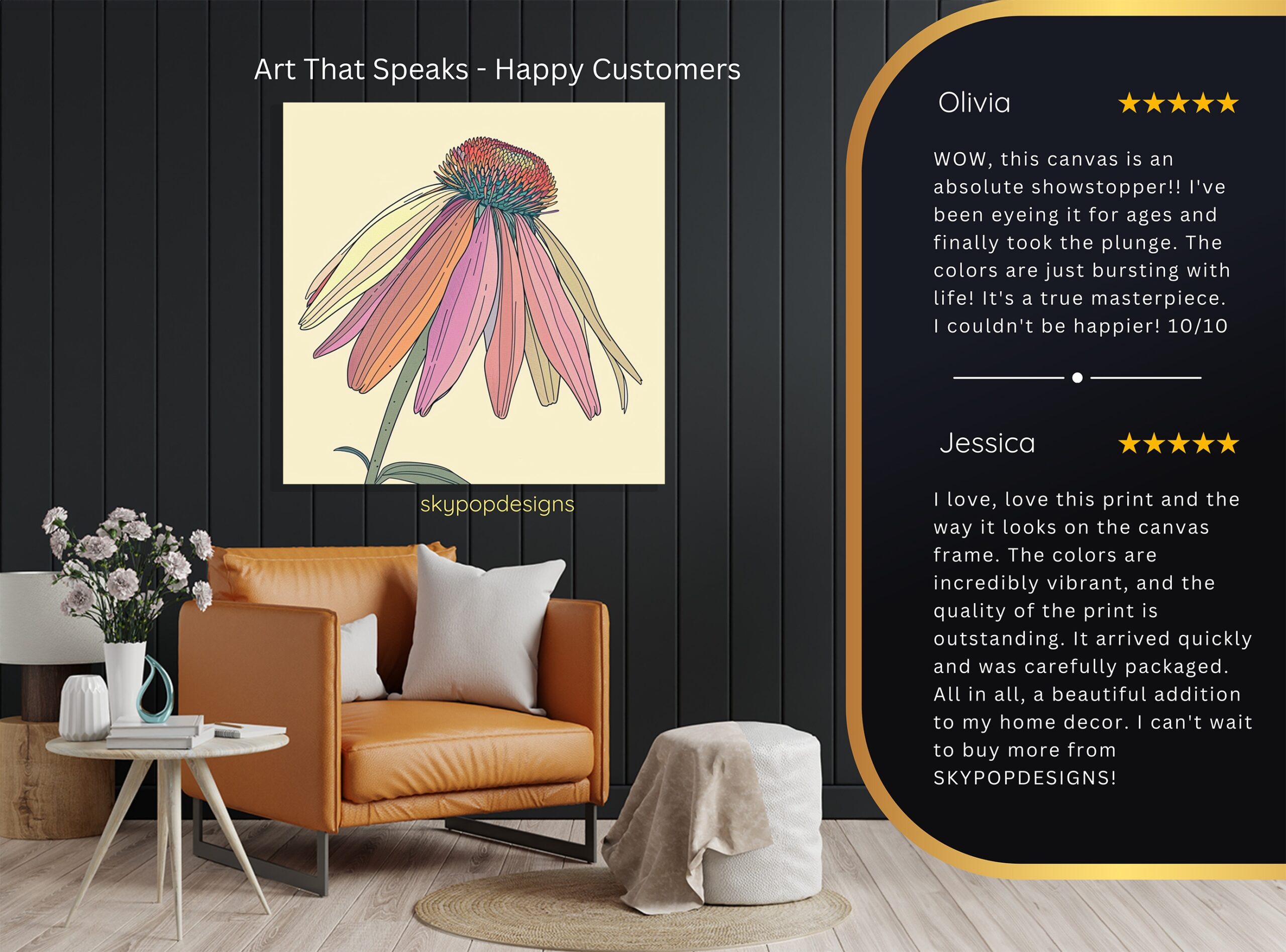 8.jpg Coneflower Art