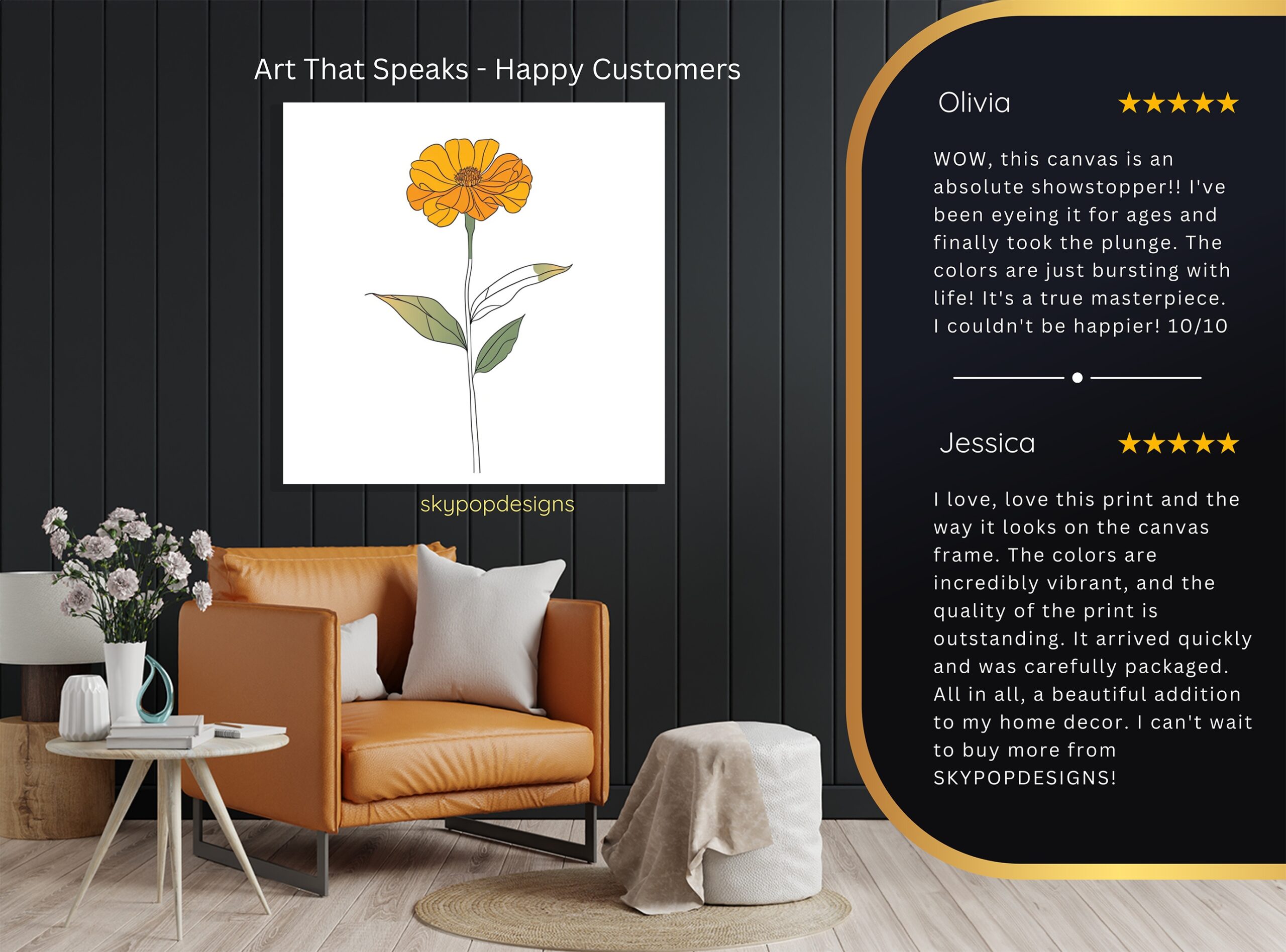 8.jpg Marigold Bloom Art