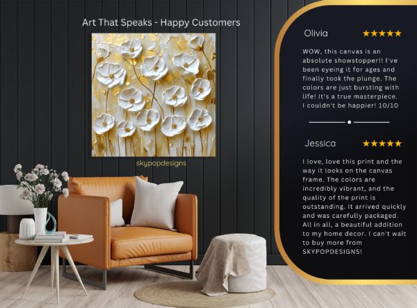 Golden Poppy Garden Art