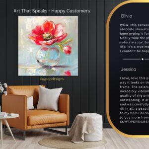 Red Anemone Art