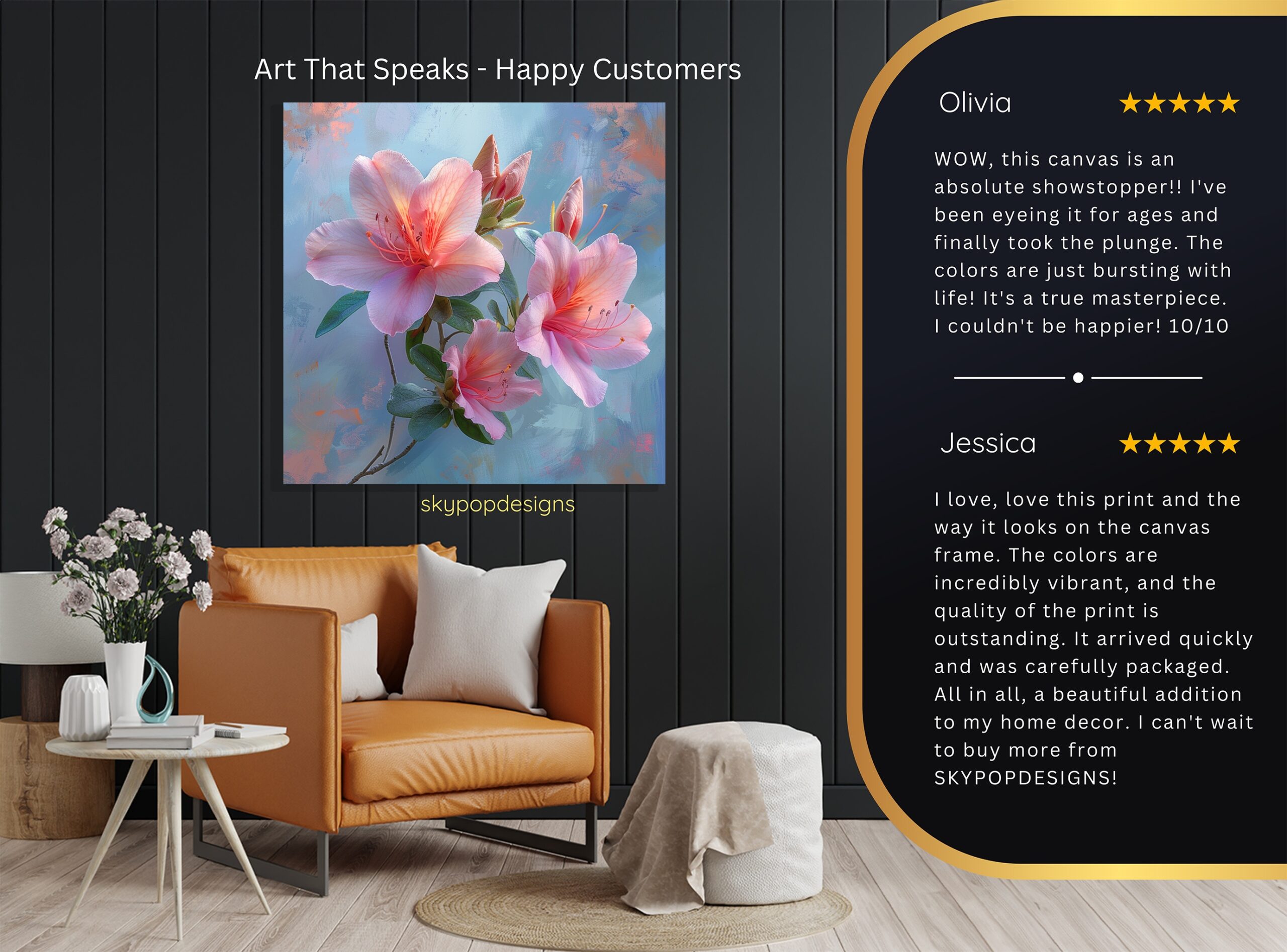 8.jpg Pink Azalea Blooms Art