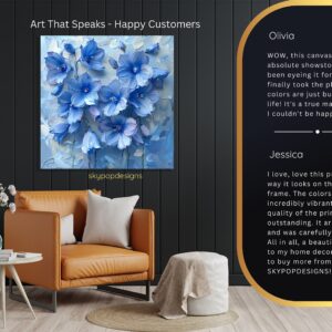 Delphinium Floral Art