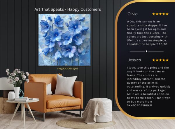Delphinium Floral Art
