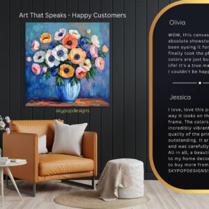 Anemone Bouquet Art