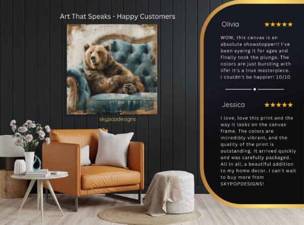 Bear Sofa Art