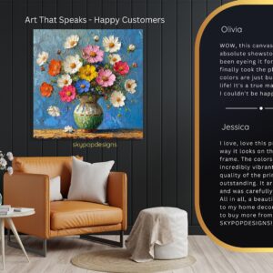 Cosmos Flower Art