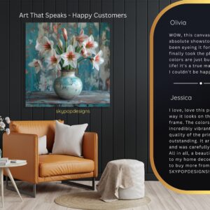 Amaryllis Blossoms Art