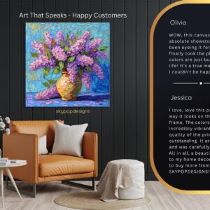 Lilac Bouquet Art