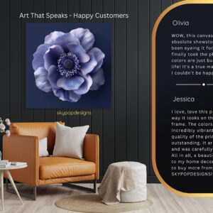 Anemone Flower Art