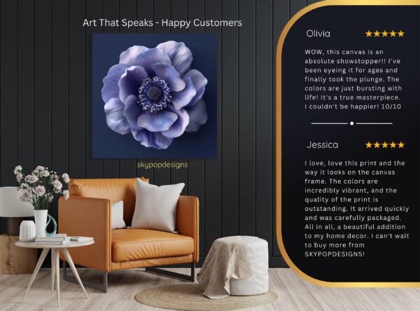 Anemone Flower Art