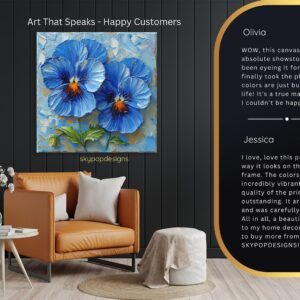 Pansy Garden Art