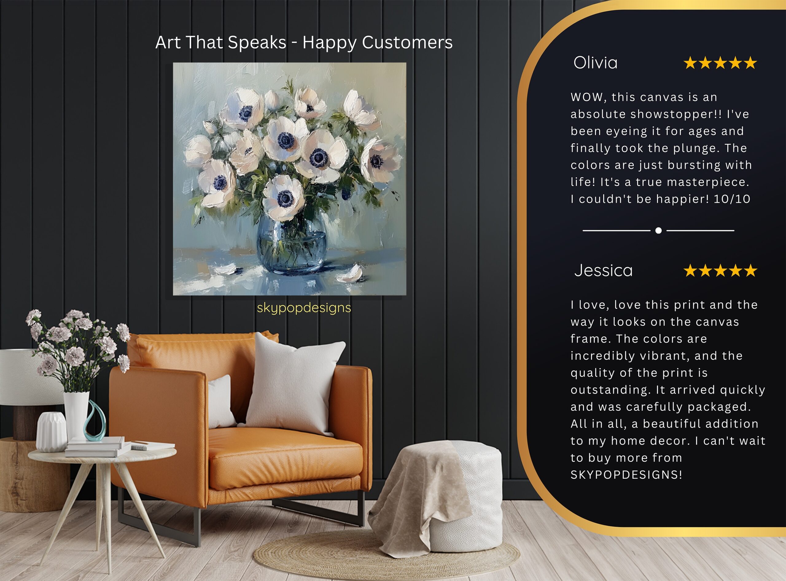 8.jpg White Anemone Bouquet Art