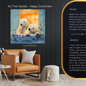 Bear Bath Time Art
