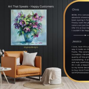 Hellebore Flower Art