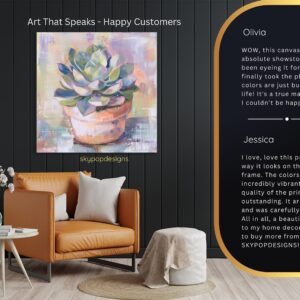 Succulent Garden Art