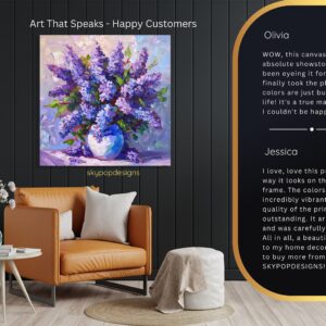Lilac Bouquet Art