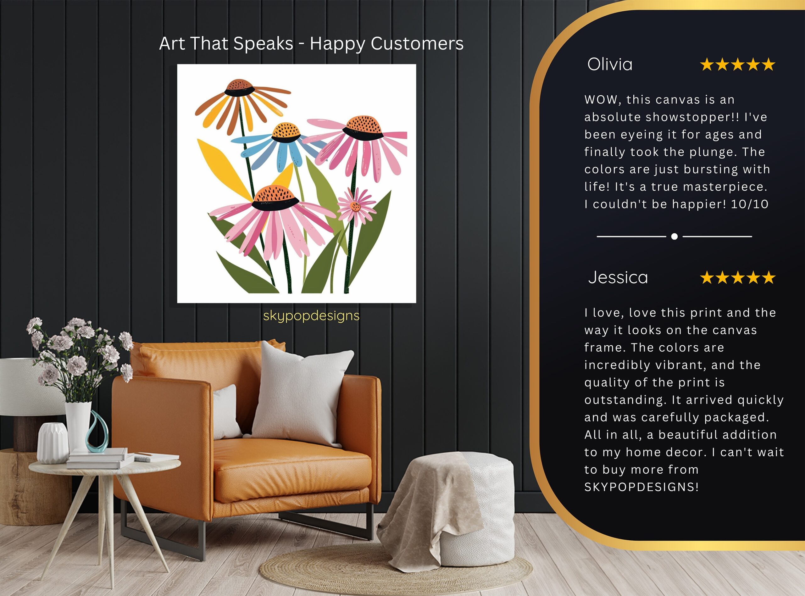 8.jpg Coneflower Art