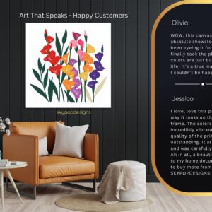 Gladiolus Garden Art
