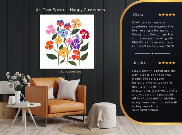 Petunia Garden Art