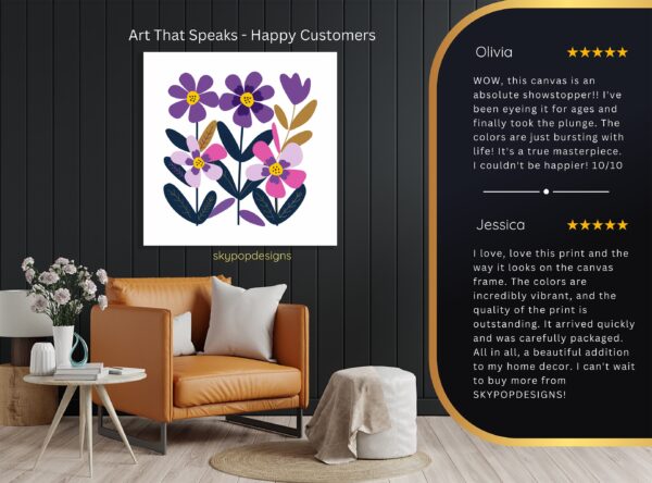 Zinnia Garden Art