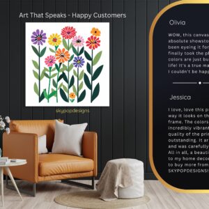 Vibrant Bloom Garden Art