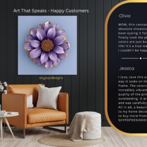 Golden Bloom Art